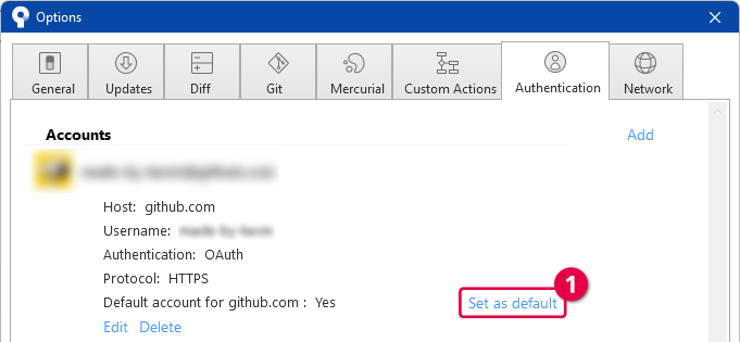 sourcetree auth default