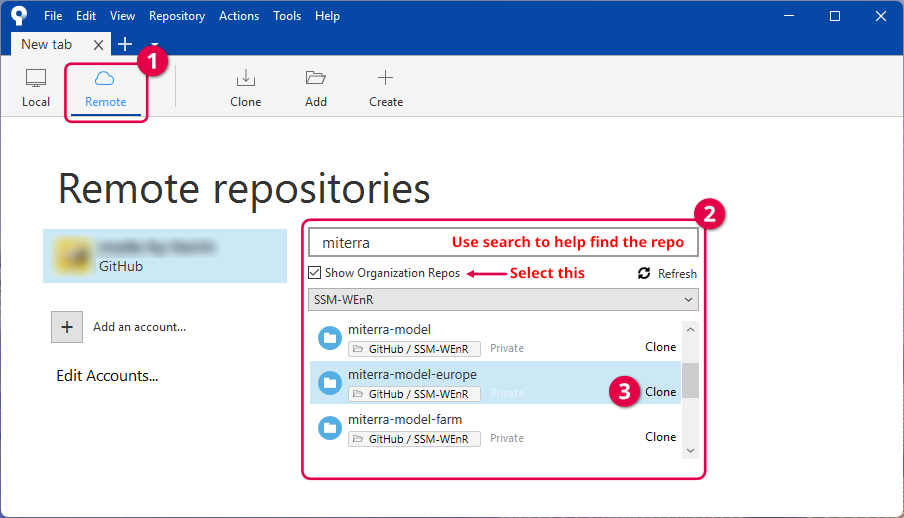 sourcetree remote